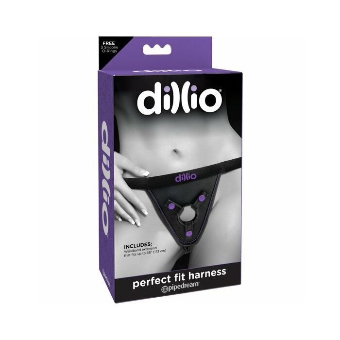Perfect fit arnés sin dildo morado