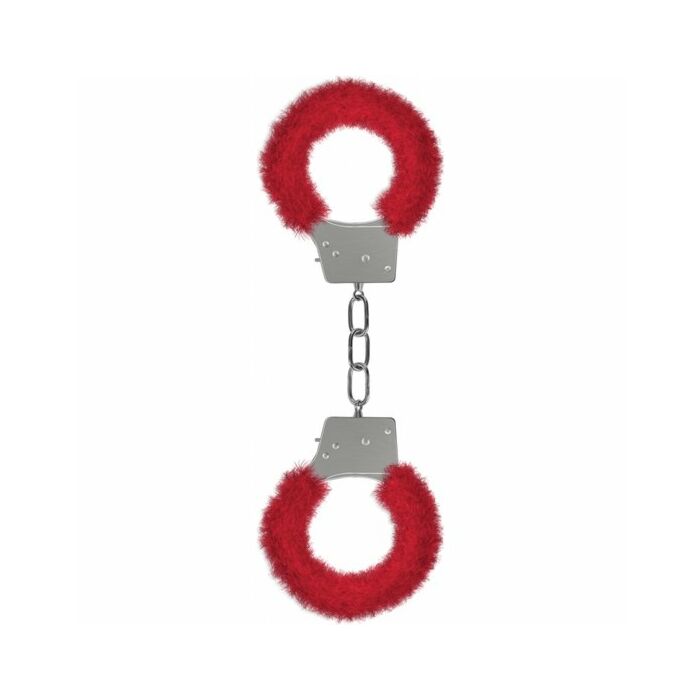 Ouch vermelhas esposas de pelúcia iniciantes