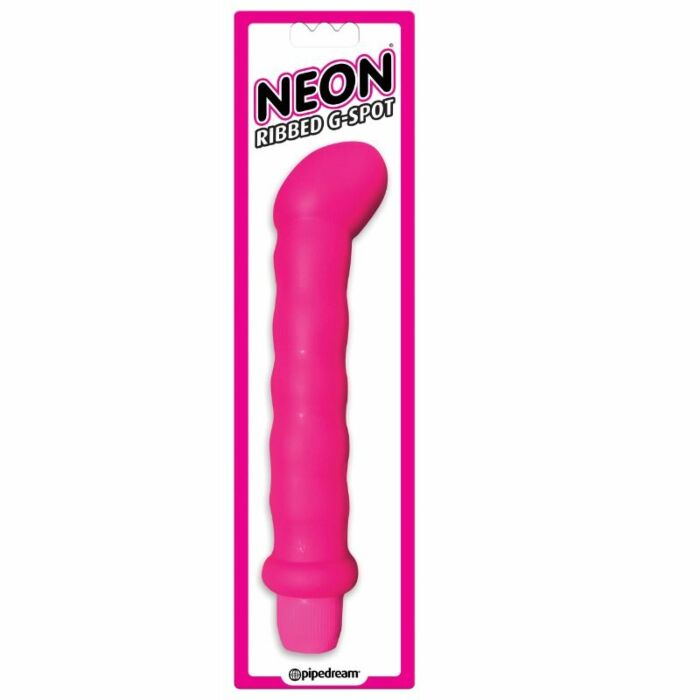 Estimulador punto g neon ribbed rosa