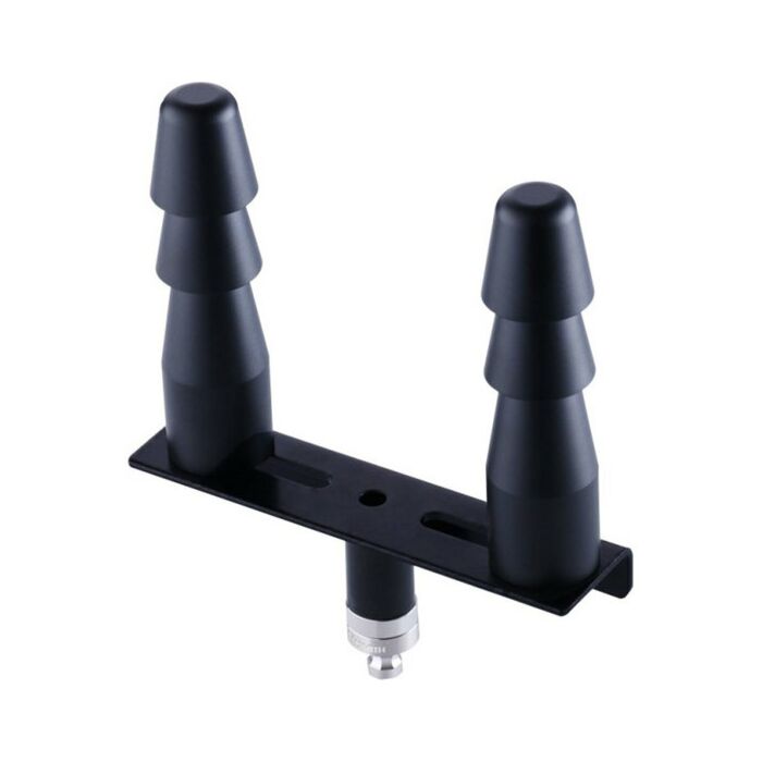 Vac-u-fechadura dupla - preto