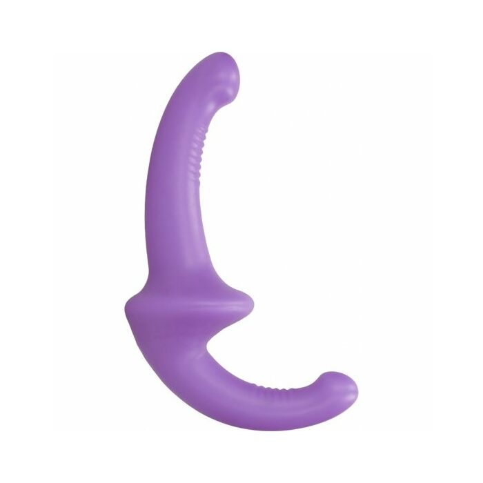 Dildo con arnés sin sujección silicona - morado