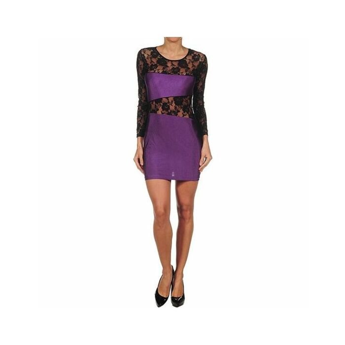 Oferecer Intimax vestido roxo kelly