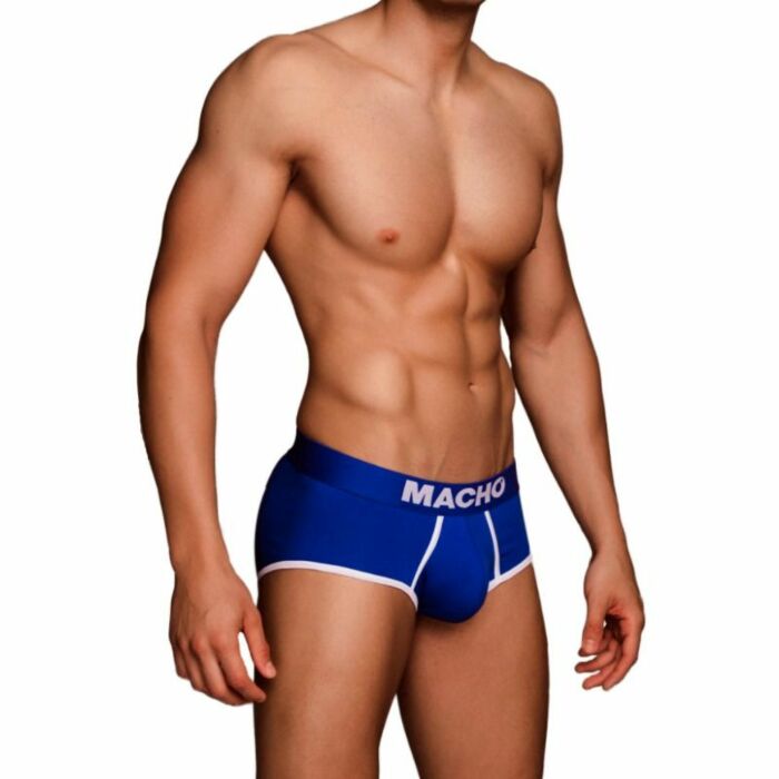Masculino - ms089 blue sports briefs size xl