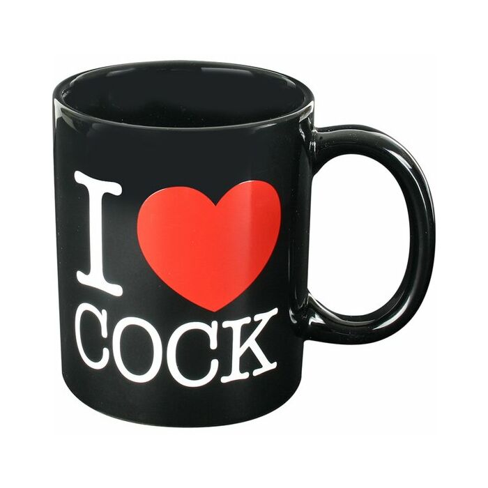 Taza i love cock