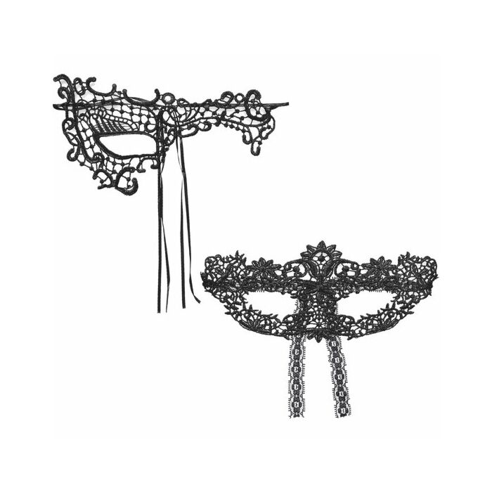 Set de 2 antifaces / media cara fantasía