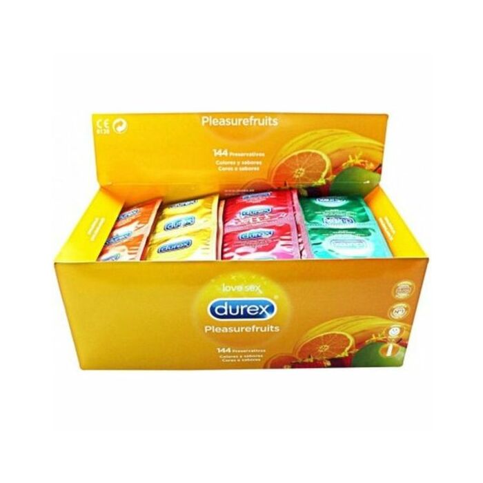 Durex frutos prazer 144 unidades