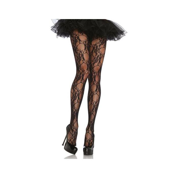 Leg Avenue de calcinhas florais Black Lace
