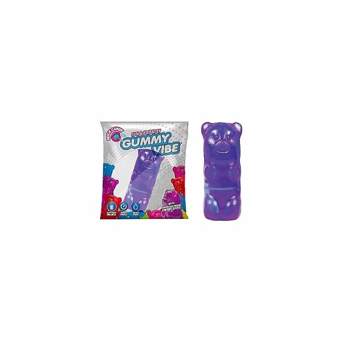 Gummy vibes osito vibrador - morado