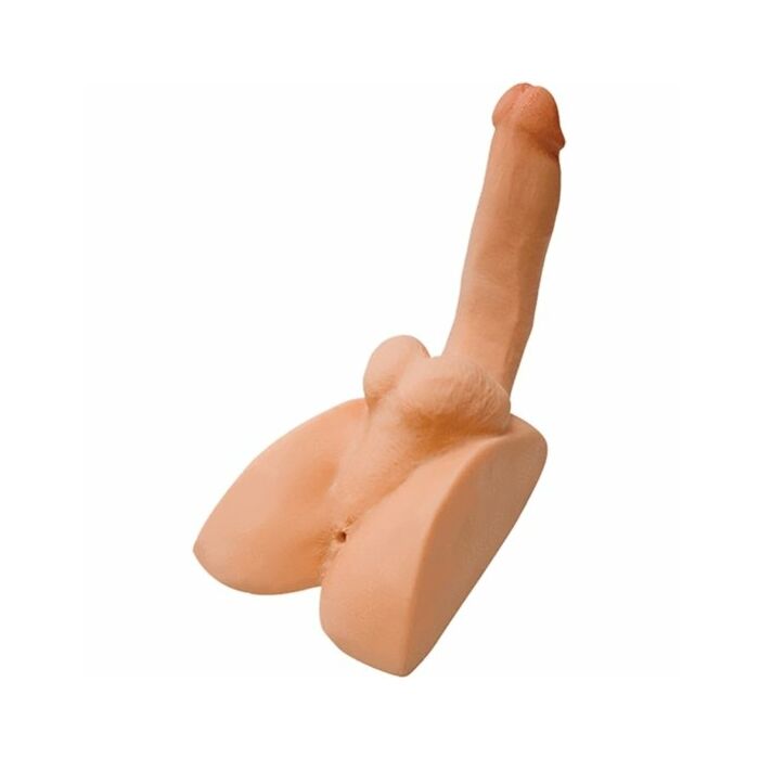 Rock hard cyberskin - masturbador com pênis ereto