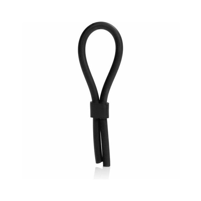 Anillo para el pene ajustable lasso negro