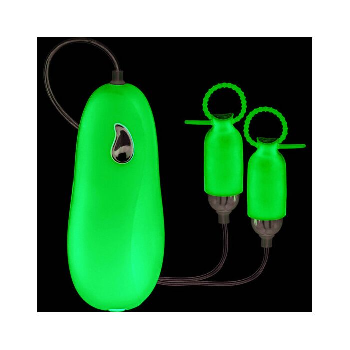 Mamilo grampos com vibrador rosa