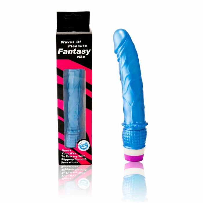 Vibrador azul realistico 23 cm