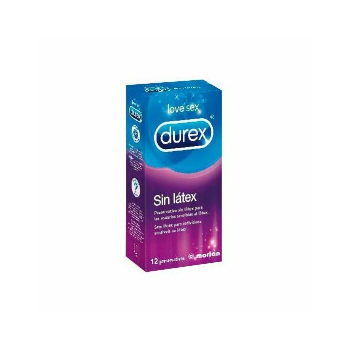 Preservativos sem Látex Durex, 12 unidades.