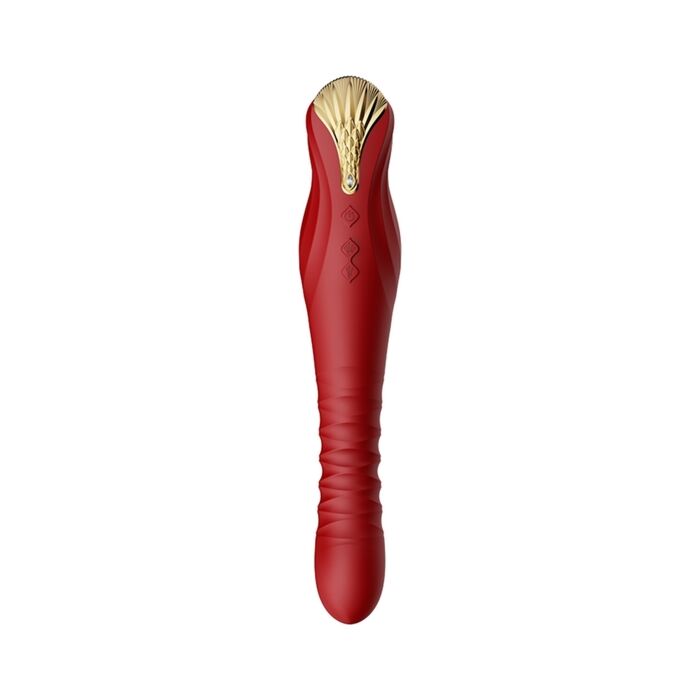 Vibrador Zalo King - vermelho