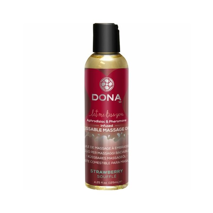 Dona óleo de massagem sabor morango 120ml