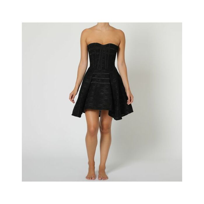 Corset con falda teenager negro