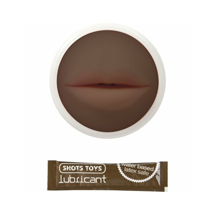 boca em forma masturbador masculino preto