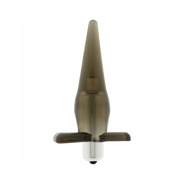 Plugue potência anal vibrador preto