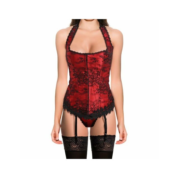 Corset vamp rojo