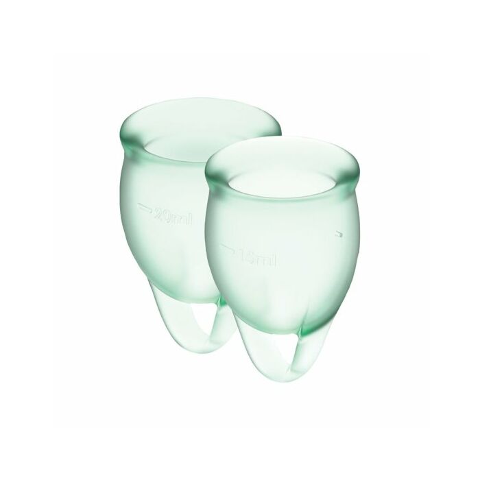 Satisfyer se sente confiante copa menstrual - verde