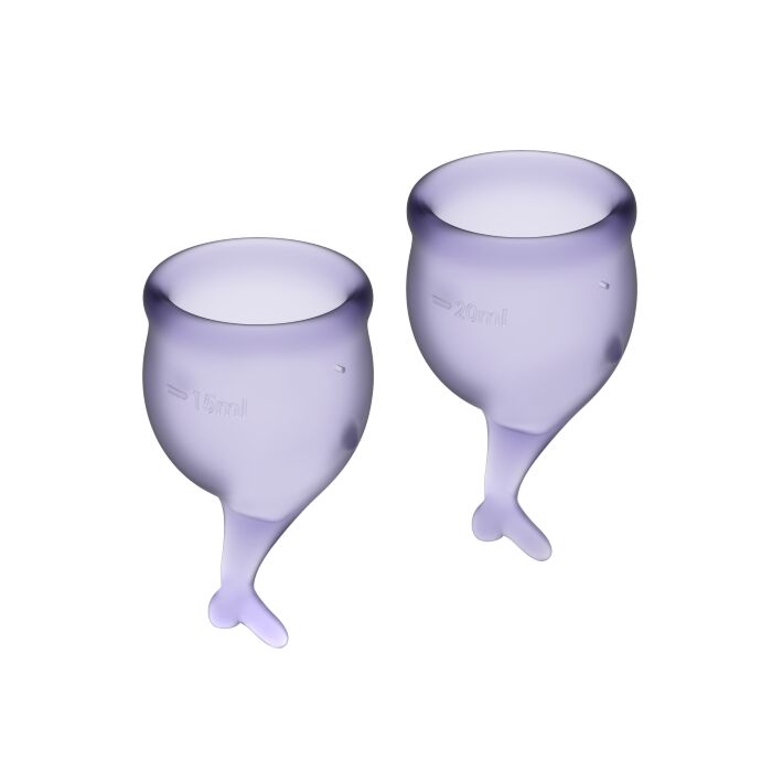 Satisfyer feel kit seguro copa lila menstrual 15 + 20ml