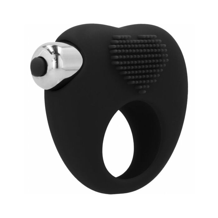Aubin anillo vibrador - negro