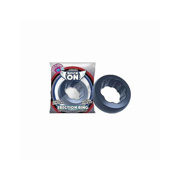 Rock on anillo - gris