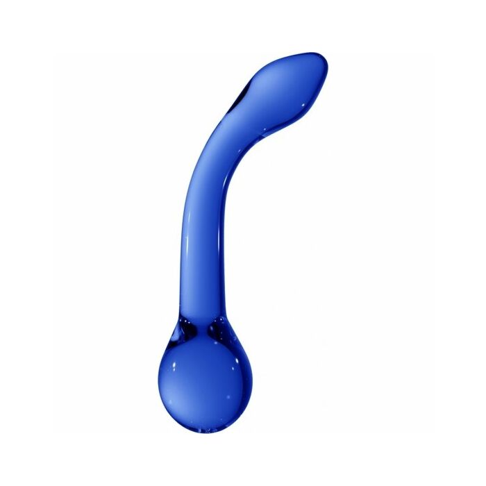 G-rider dildo de cristal azul