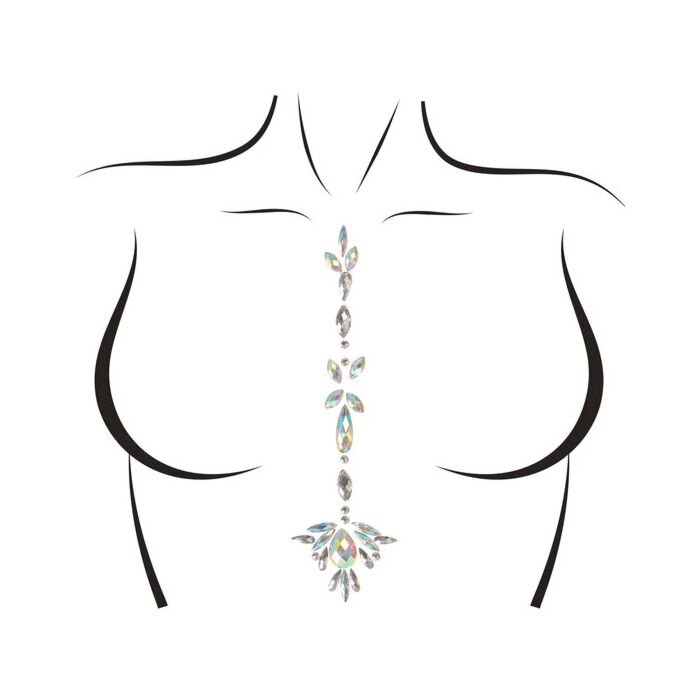 Joias corporais autoadesivas de jade