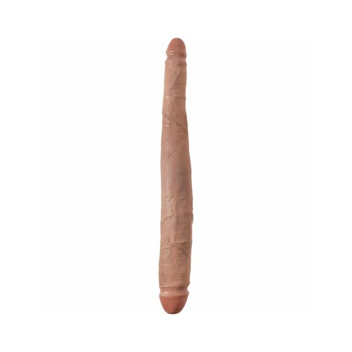King cock pene realístico doble 41cm mulato
