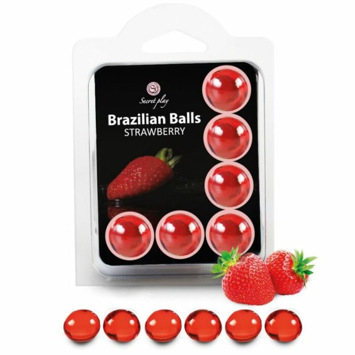 Conjunto de Bolas Brasileñas de Fresa