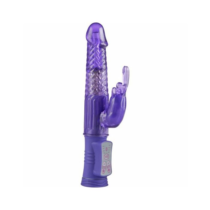 Abraçando vibrador roxo borboleta