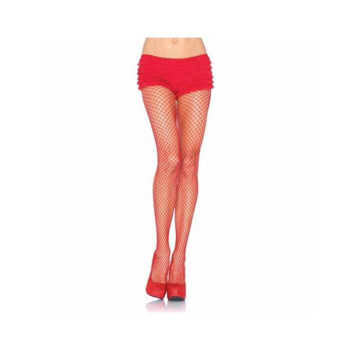 Leg Avenue grade collants de lycra vermelha