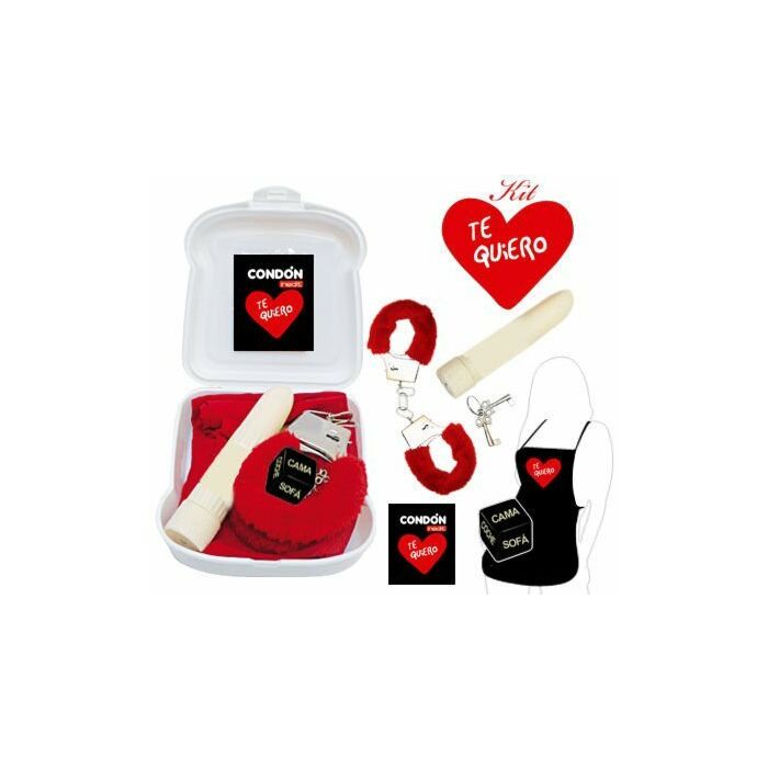 KIT ERÃ“TICO ROJO TE QUIERO / I LOVE YOU