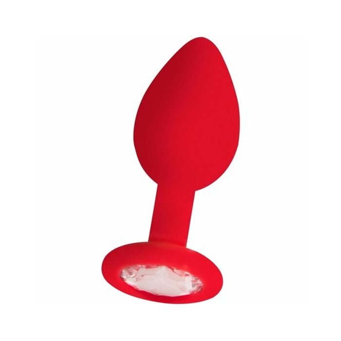 plugue regular diamante vermelho