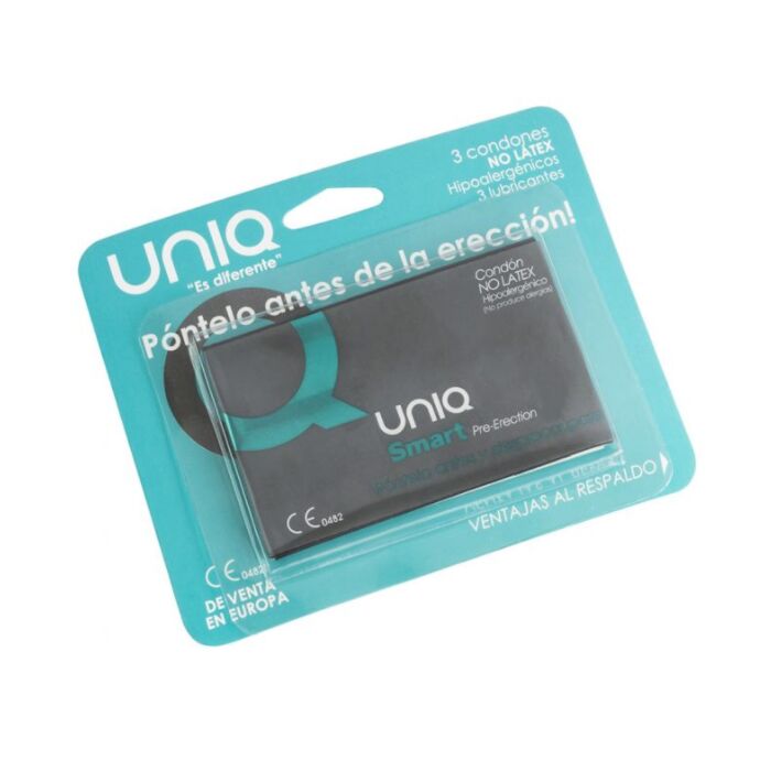 Preservativo Uniq Smart Eco - Pack 3 uds. - Preservativo Uniq Smart Eco - Pacote 3 unid.