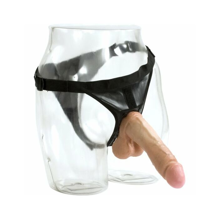 Vac-u-lock arnes con pene realistico 21,5 cm
