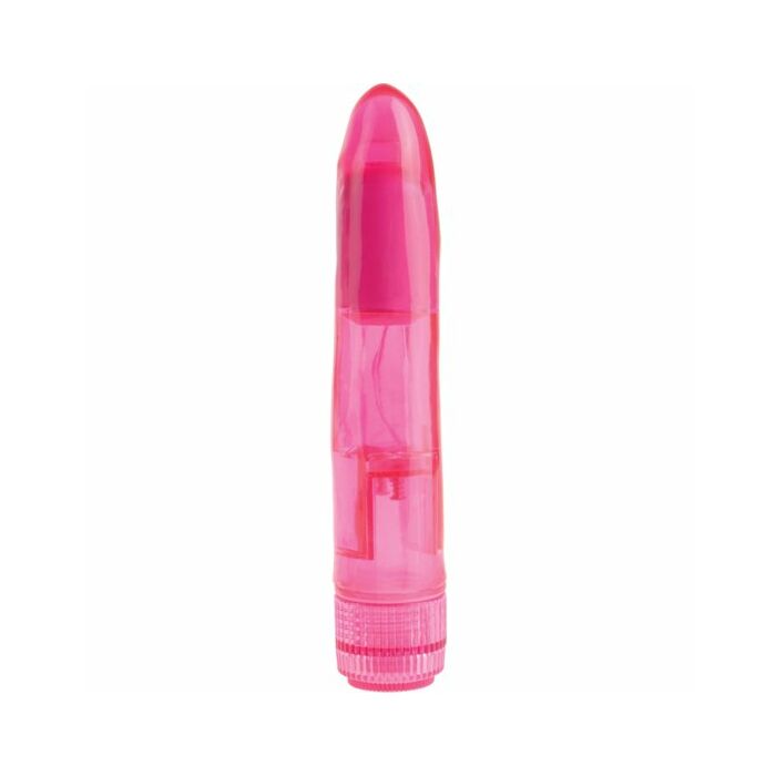 cristal Juicy jóias vibrador rosa doces