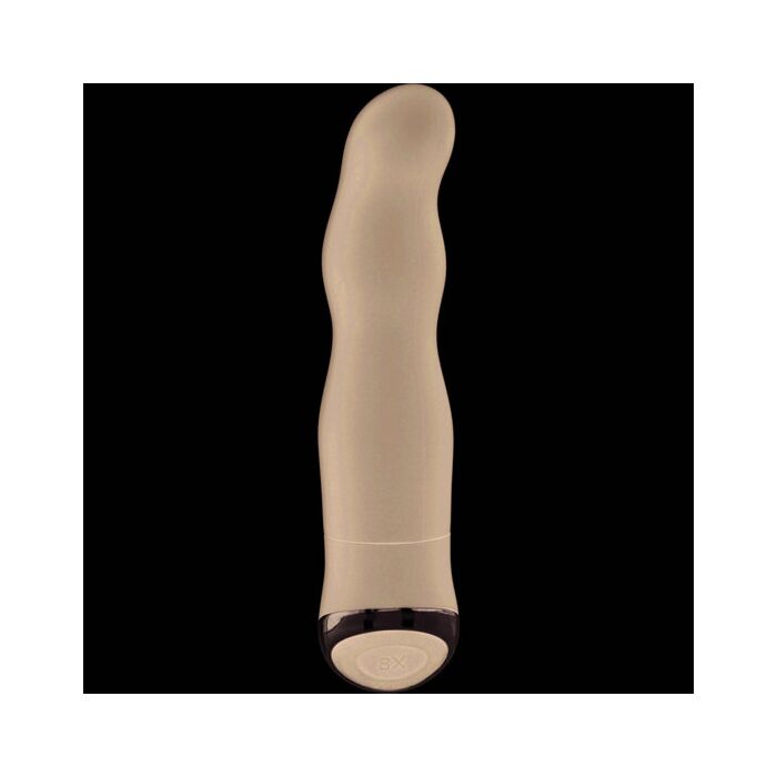 Clássico vibrador preto chique Vire 8 funções
