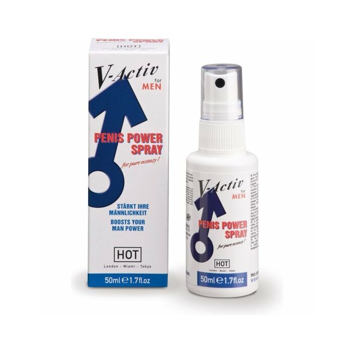 V Hot-activ homem spray de ereção potenciador