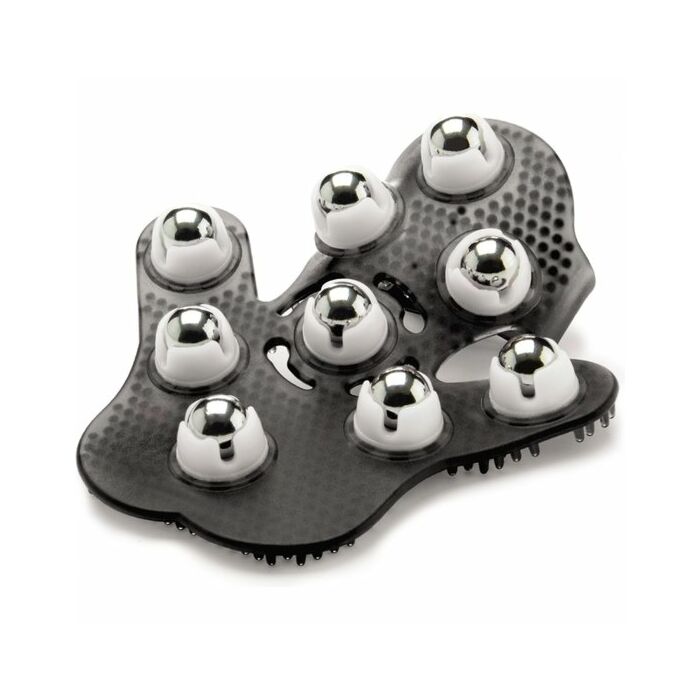 Guante de masaje negro