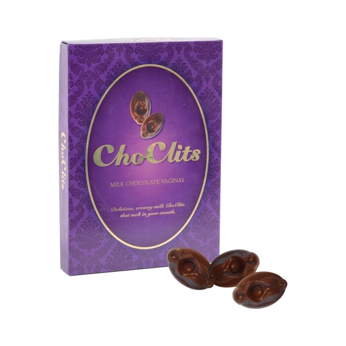Chococlits - vaginas de chocolate ao leite