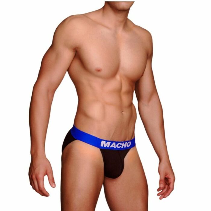 Macho - ms079 calzoncillo deportivo negro talla xl