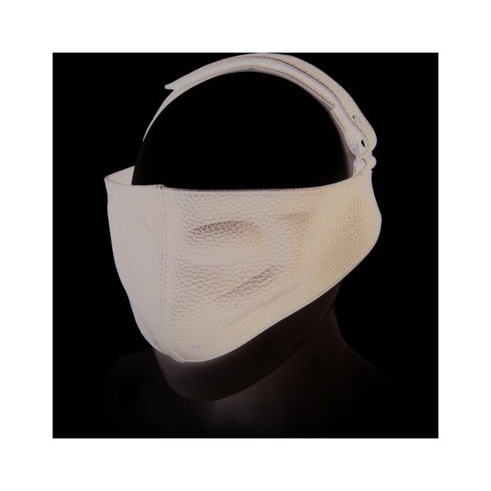 Leather blinding mask - negro