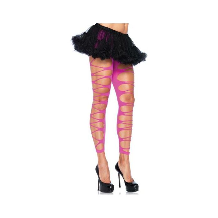 Leg aberturas avenida fúcsia leggings rosa com