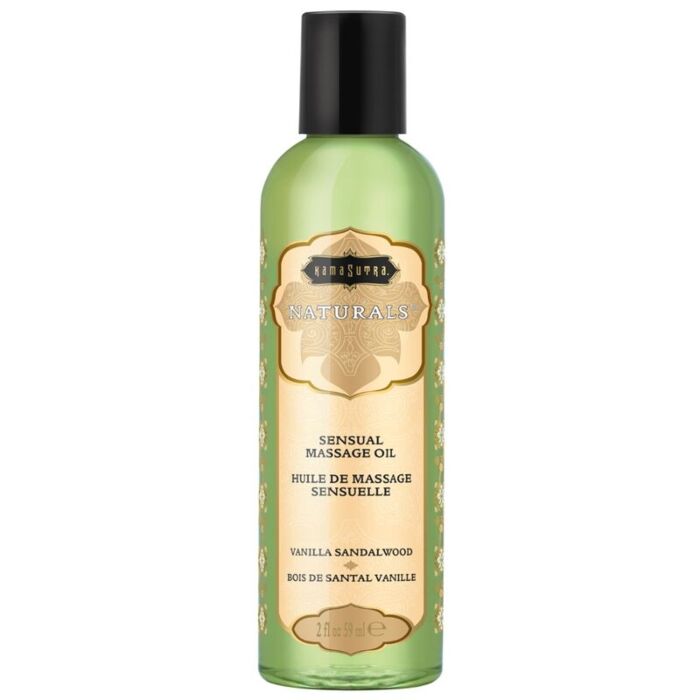 Kamasutra Óleo de Massagem Natural Baunilha Sândalo 59 ml