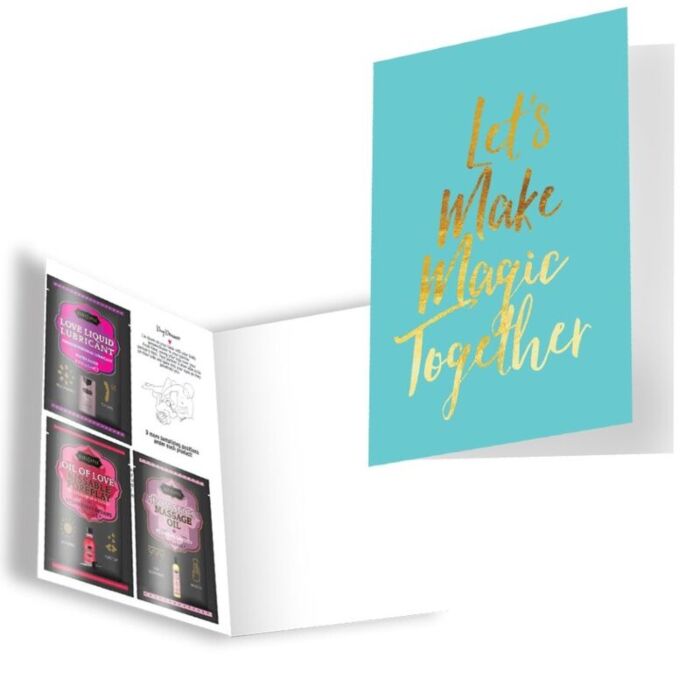 Kamasutra Nota Travessa: Vamos Fazer Magia Juntos - Conjunto de Presente