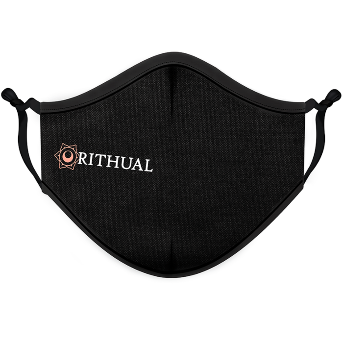 Rithual - Máscara facial reutilizável, 3 camadas de proteção