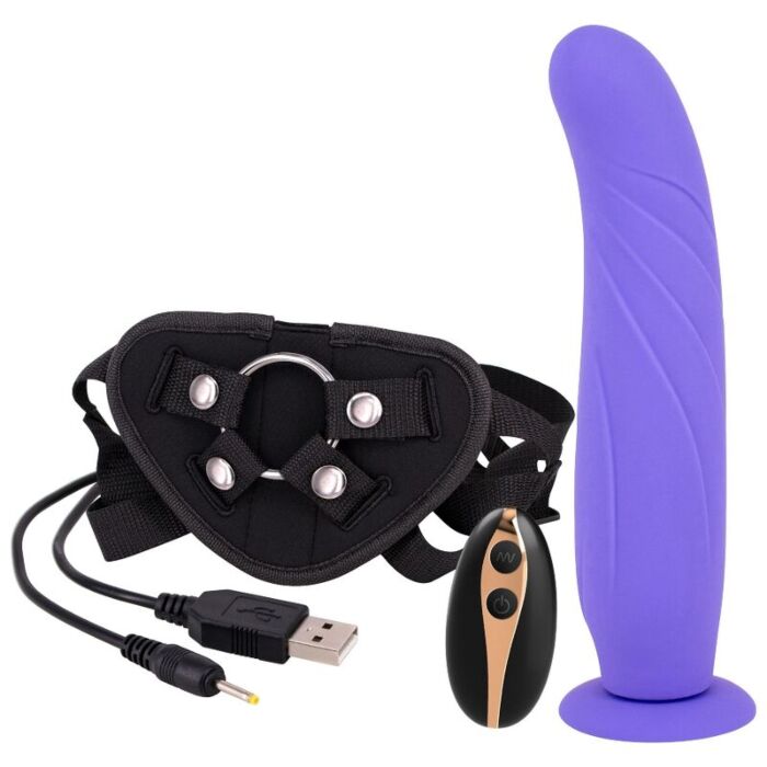 Seven Creations - Arnês Strap On com Dildo 24 cm