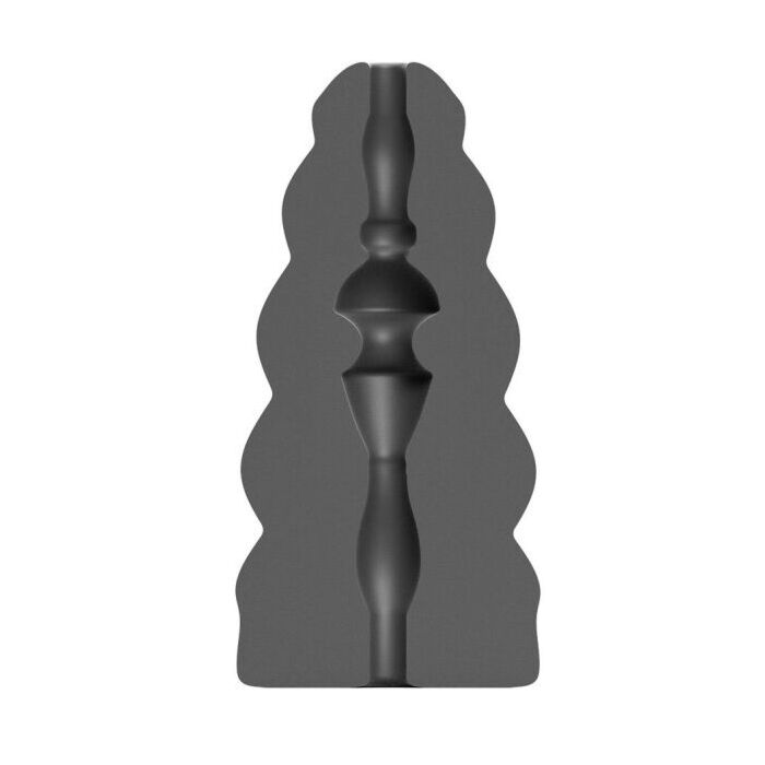 Masturbador All Black Flick 17cm - Sex Shop